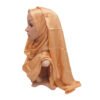 Embossed Muna Satin Hijab | Self-Textured Satin Scarf