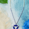 Azure Triangle Necklace 3