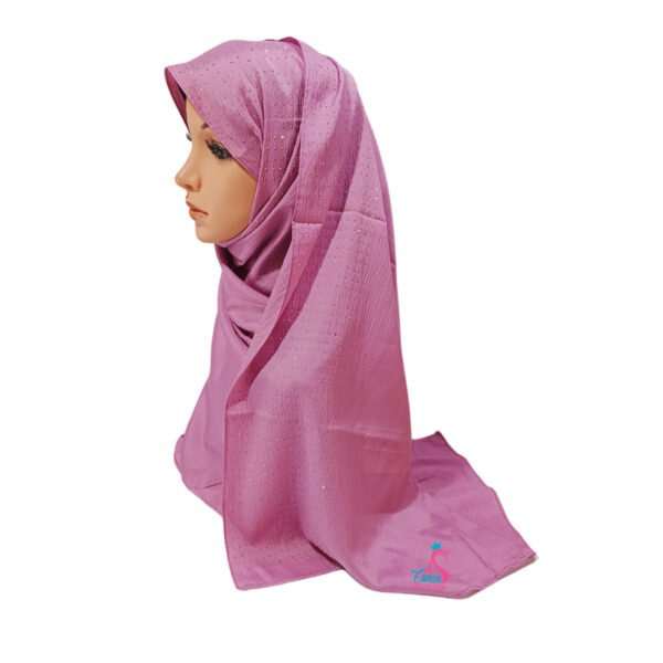 Balloon Cotton Hijab with Rhinestones | Sparkling Cotton Headscarf
