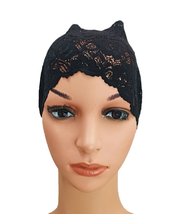 Net Lace Tube Cap – Premium Stretch Hijab Under Scarf Cap